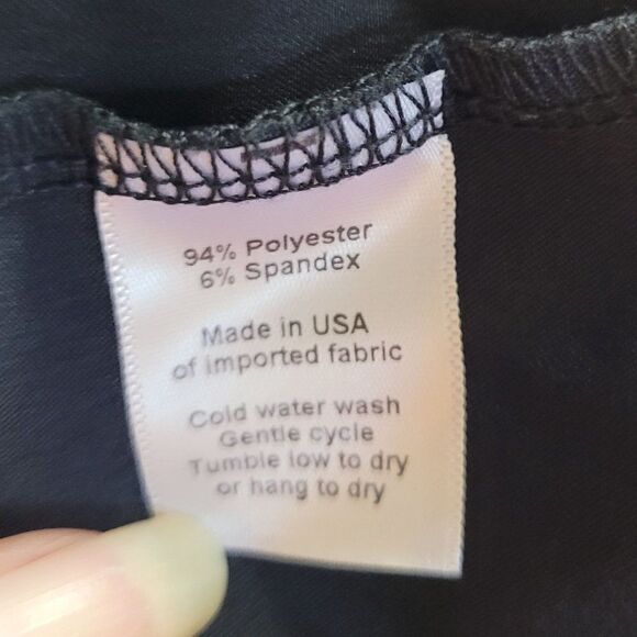 Catherine Wingate Skirt Golf A-line Mini Stretch Black Pockets 4 Flawed - Picture 7 of 7